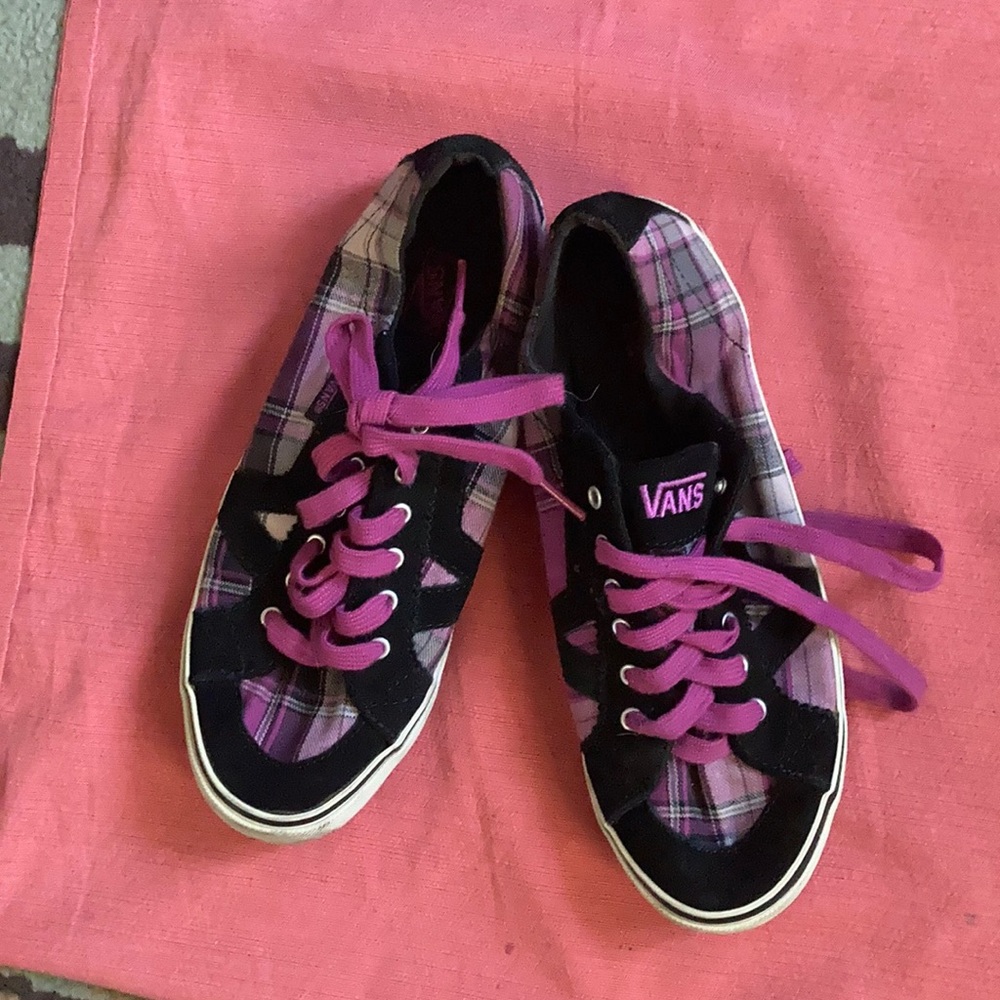 plaid vans